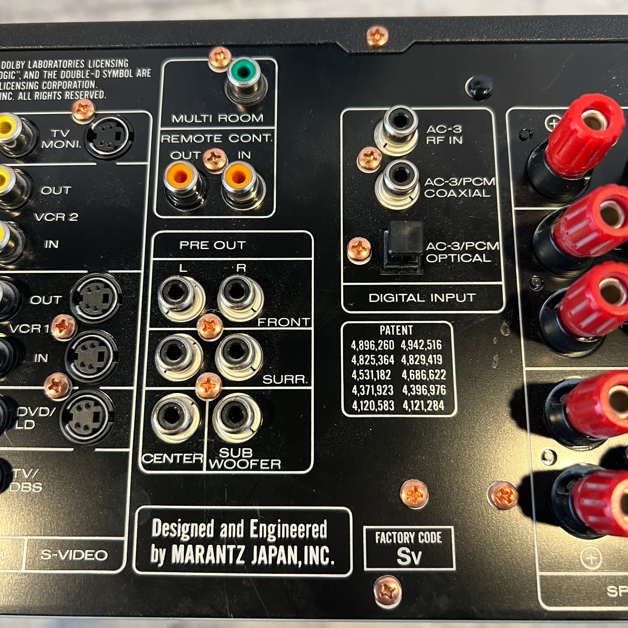 Marantz SR880 Receiver with RC2000 Remote