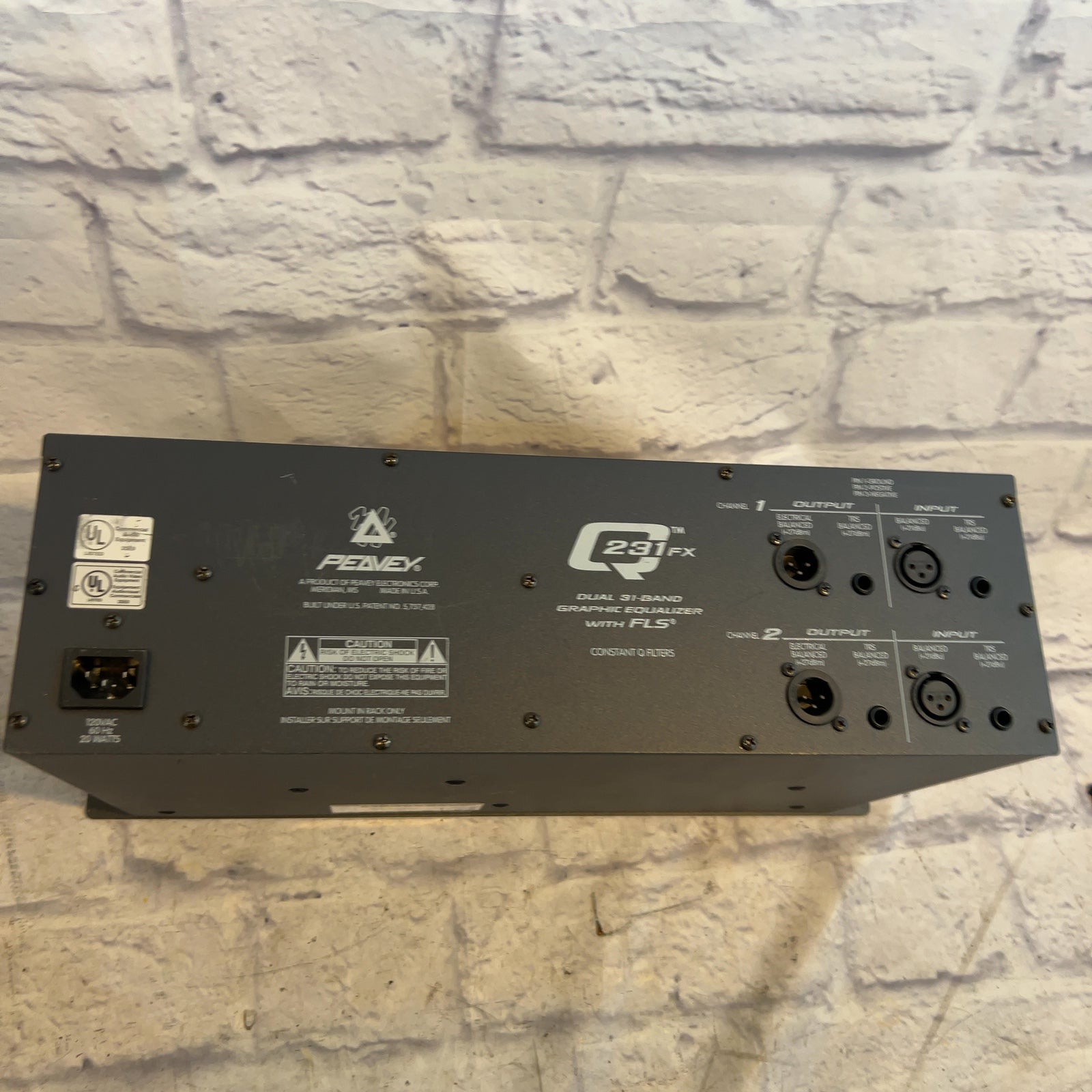 Peavey XR600 Powered PA Mixer Head Powered