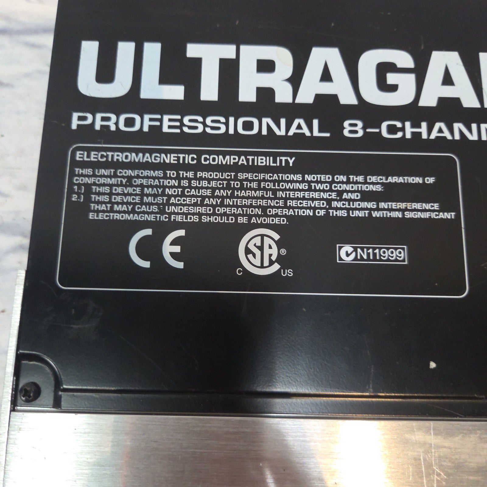 Behringer Ultragain Pro-8 Digital Audio Interface