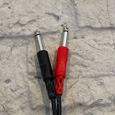 Hosa CPP-201 Stereo Cable - Dual 1/4 in TS Male to Same