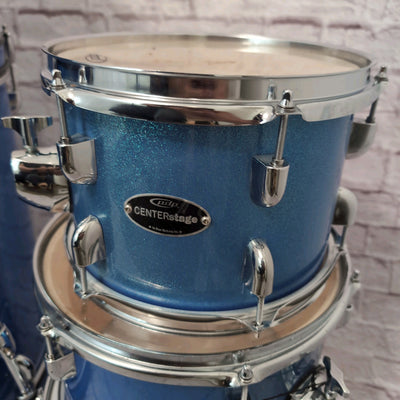 PDP Pacific Drums & Percussion Centerstage Drum Kit - Blue Sparkle - 22/16/14/12/10