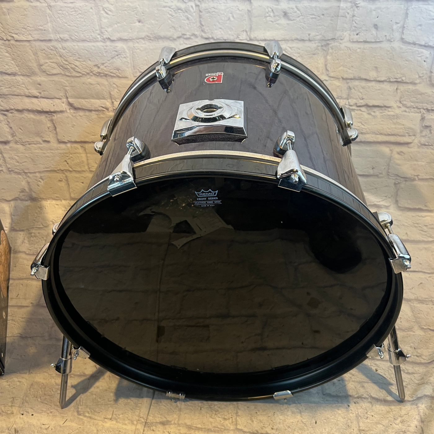 Premier 22 Transparent Purple Made in England  Kick Drum