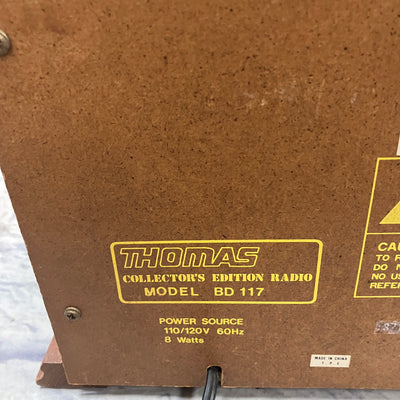 Thomas Collectors Edition Radio BD-117 Receiver