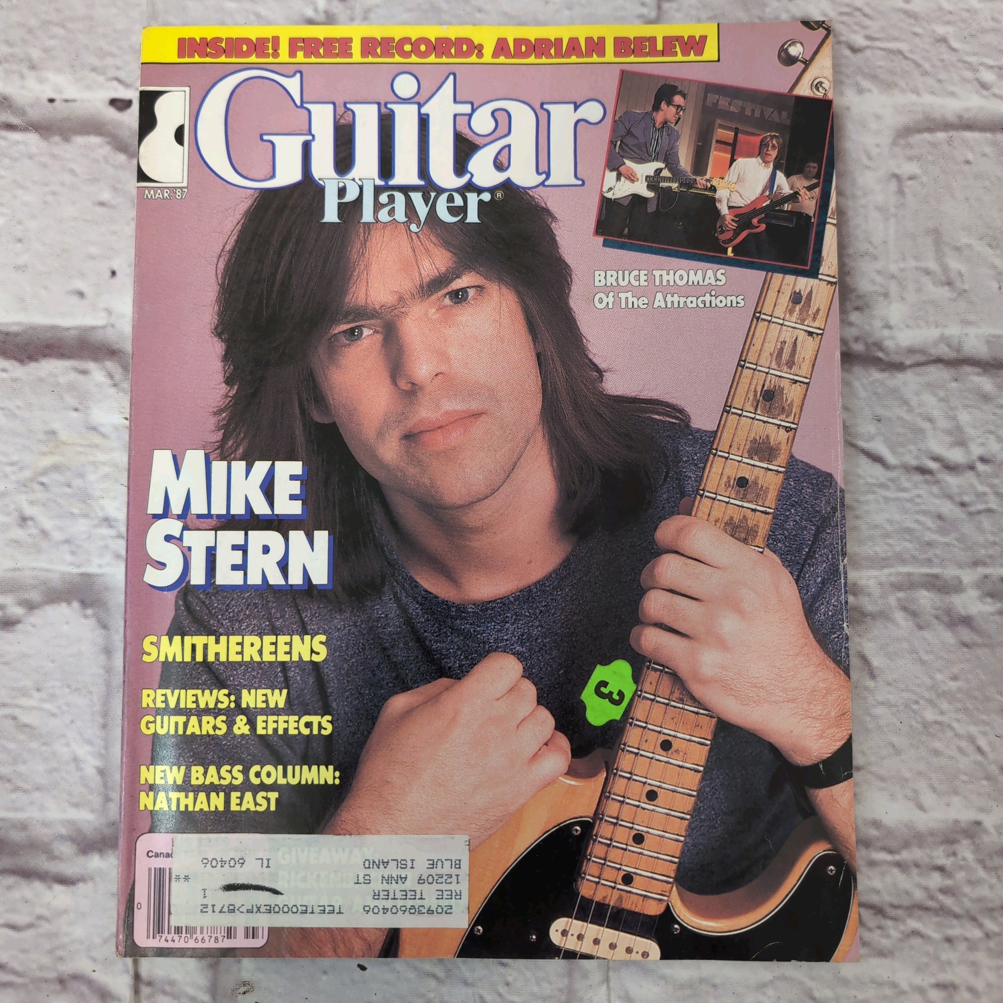 Vintage Guitar Player Magazine - March 1987 - Mike Stern