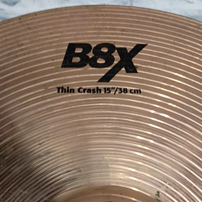 Sabian B8X Thin Crash 15" Crash Cymbal