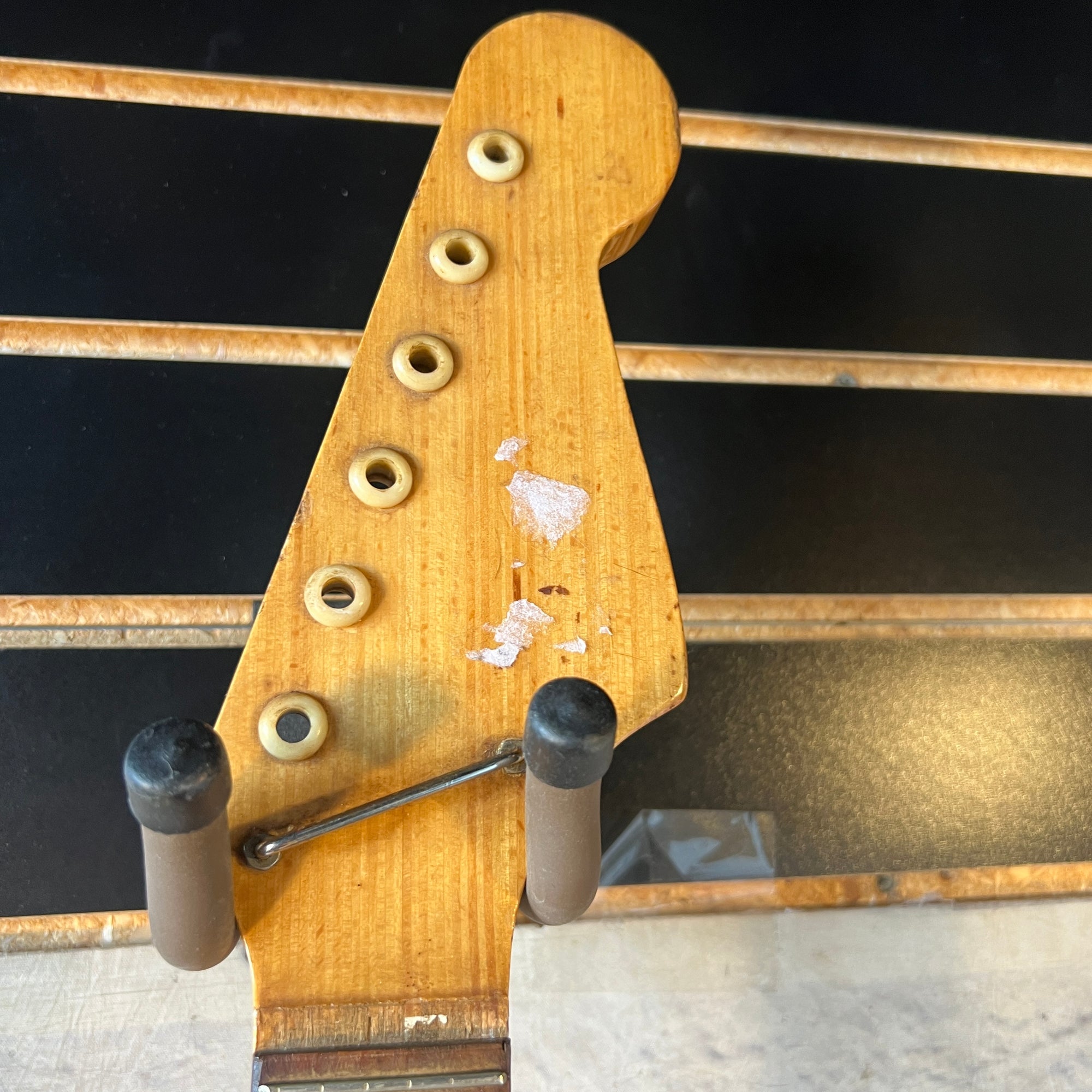 Unknown Vintage Japanese Electric Guitar Neck Missing Nut