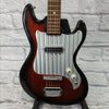 Vintage 1960s Kingston Swinger Short Scale MIJ Electric Guitar w/ Original Case and 60's Guitar Strap