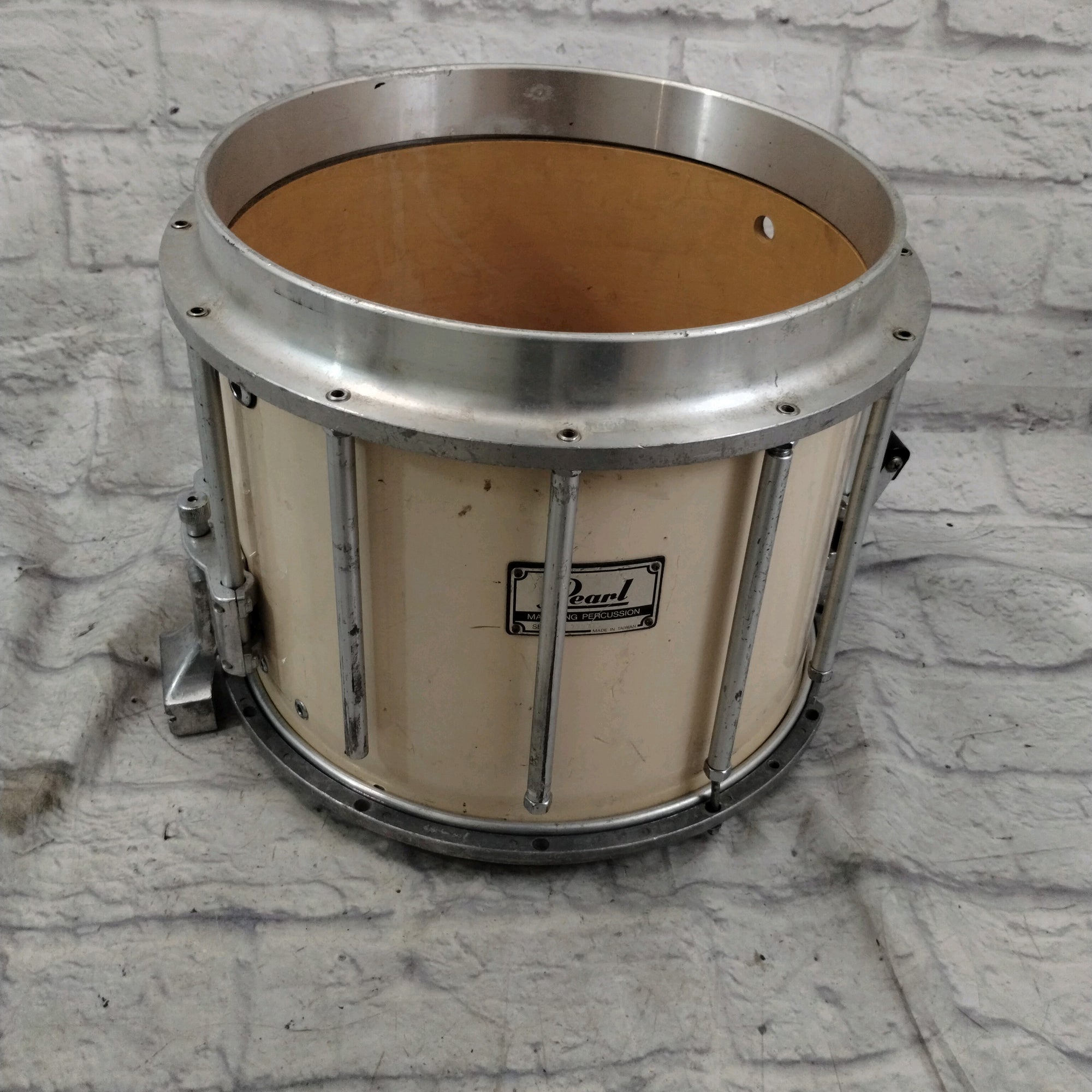 Pearl Ivory Marching Snare AS IS
