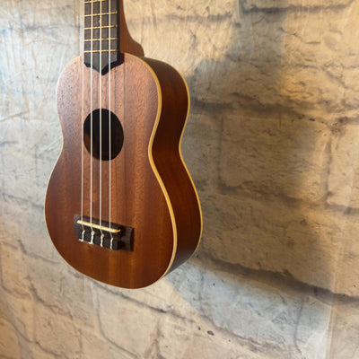 Kala KA-S Satin Mahogany Soprano Ukulele with Padded Gig Bag