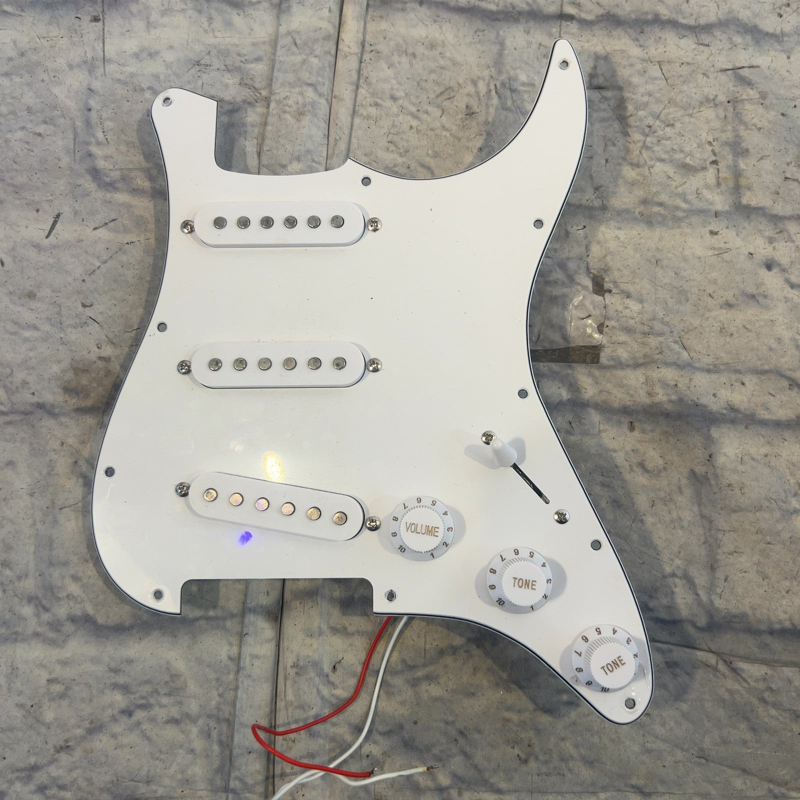 Unknown Stratocaster SSS Loaded Pickguard Pickguard