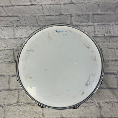 Ludwig 12x15" 8-Lug Chrome over Aluminum w/Rounded Blue Olive B/0 Badge Marching Tom