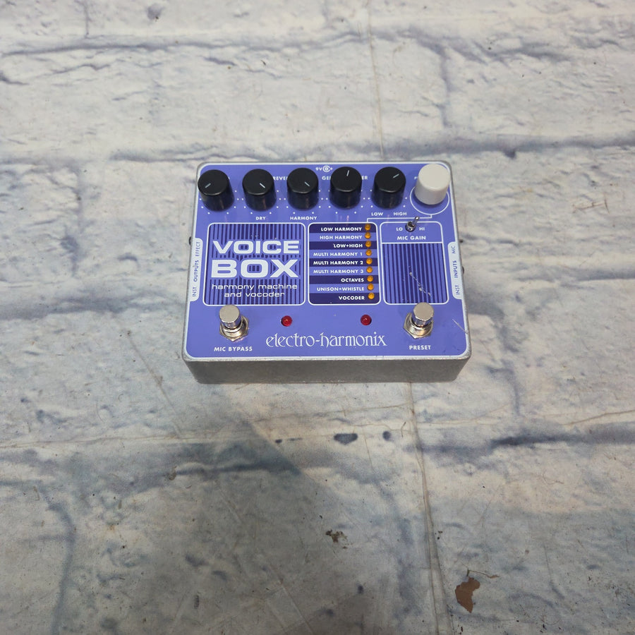 Electro-Harmonix Voice Box Harmony Machine and Vocoder Vocal Effect Pedal