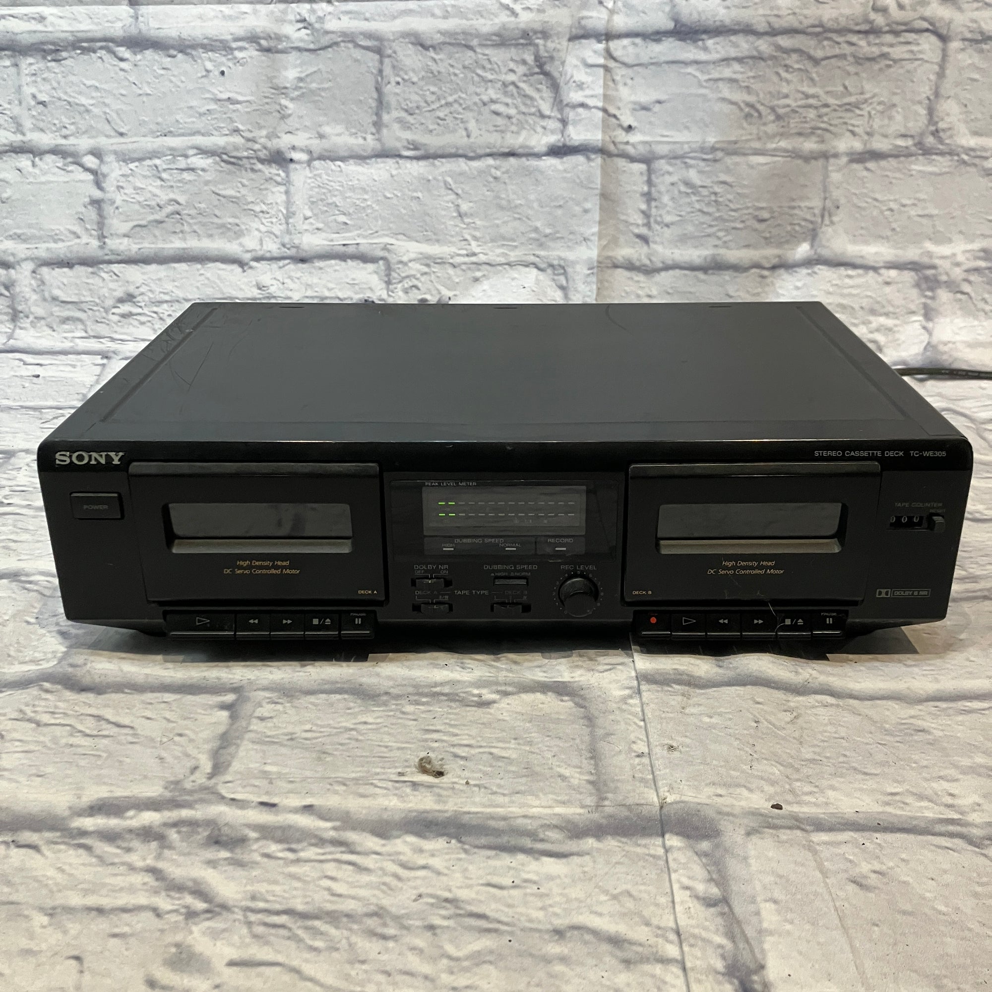 Sony TC-WE305 Dual Cassette Player/Recorder