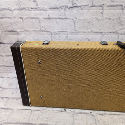 Unknown Tweed Solid Body Electric Guitar Hard Case