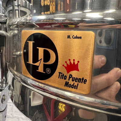 LP Latin Percussion Tito Puente Timbale Set with Stand and Clamp