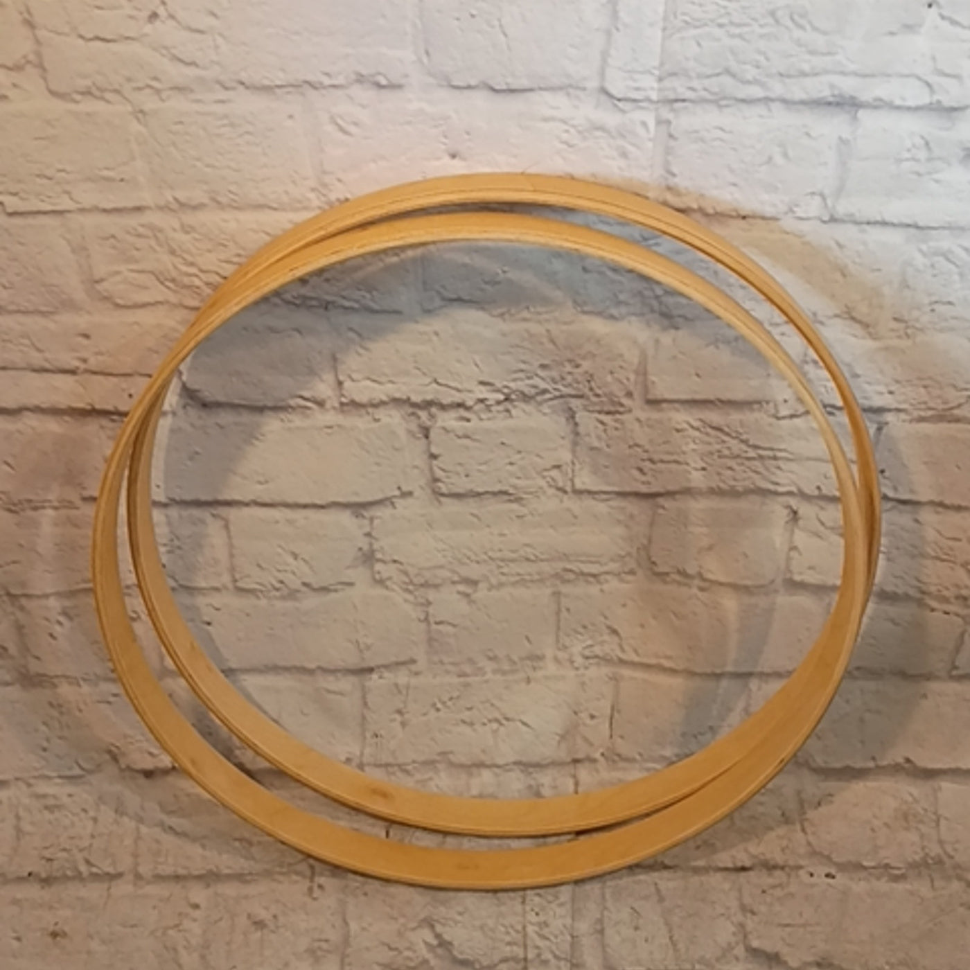 Unknown 22 Wooden Bass Drum Hoops Natural Drum Hoop