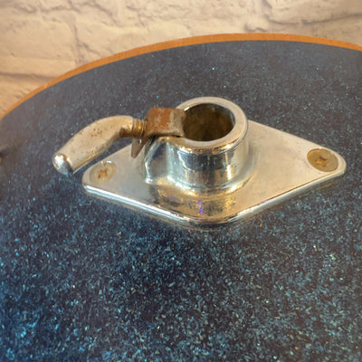 Unknown Vintage Japan Kick Drum Blue Sparkle