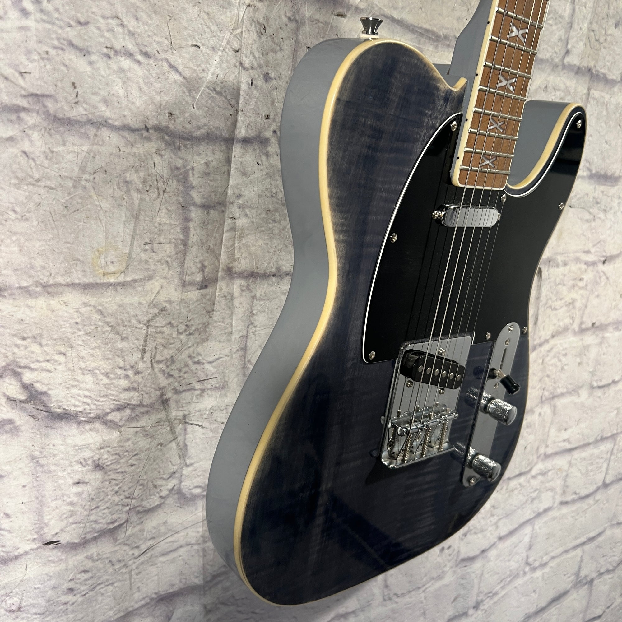 Hard Luck Kings Southern Belle T style Transparent Gray Electric Guitar