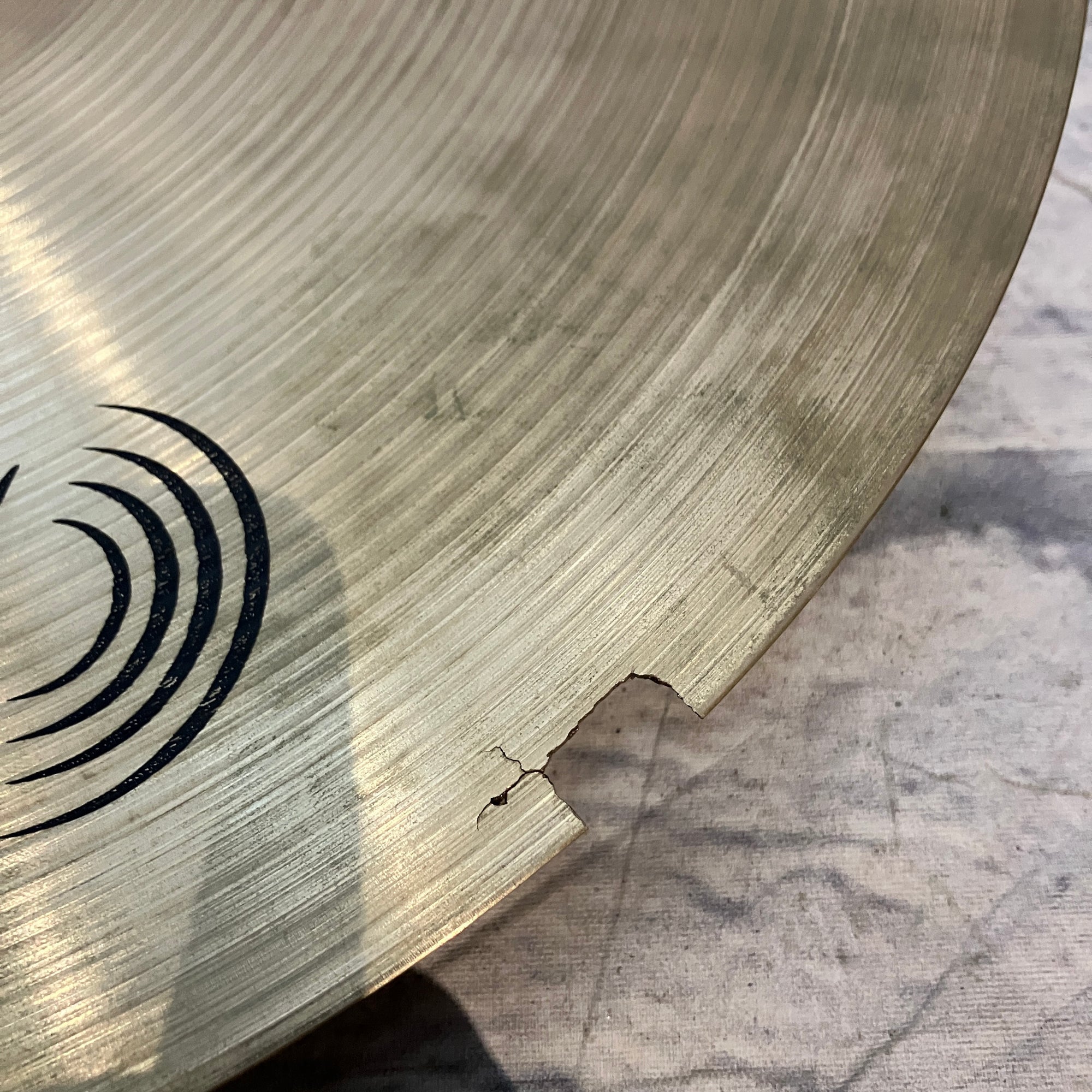 Sabian AA Rock Crash 16" MILD CRACK Crash Cymbal