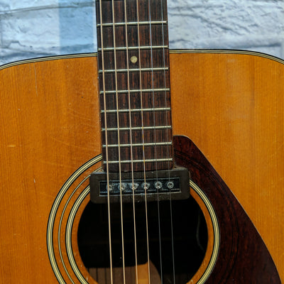 Yamaha FG-160E Vintage 70s Acoustic Guitar w/ Electric Pickup
