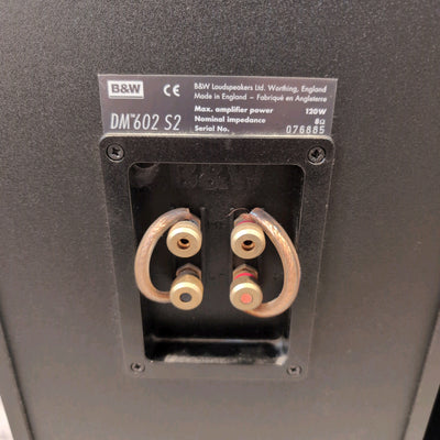 Bowers and Wilkins DM602 S2 Home Audio Speaker Pair