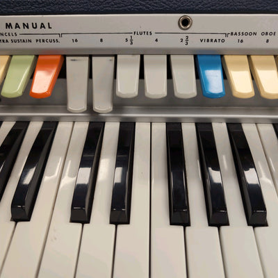 Farfisa VIP-255 Combo Organ Double Manual with Pedals CLEAN!