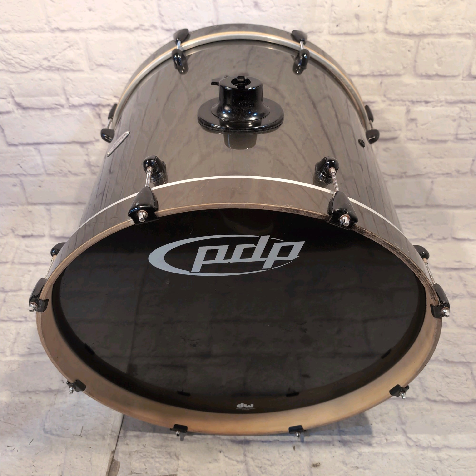 PDP Pacific Drums & Percussion Double Drive Bass Drum 22x18" Metallic Green / Gold