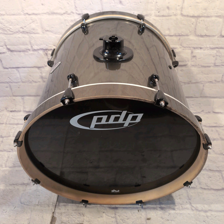 PDP Pacific Drums & Percussion Double Drive Bass Drum 22x18" Metallic Green / Gold