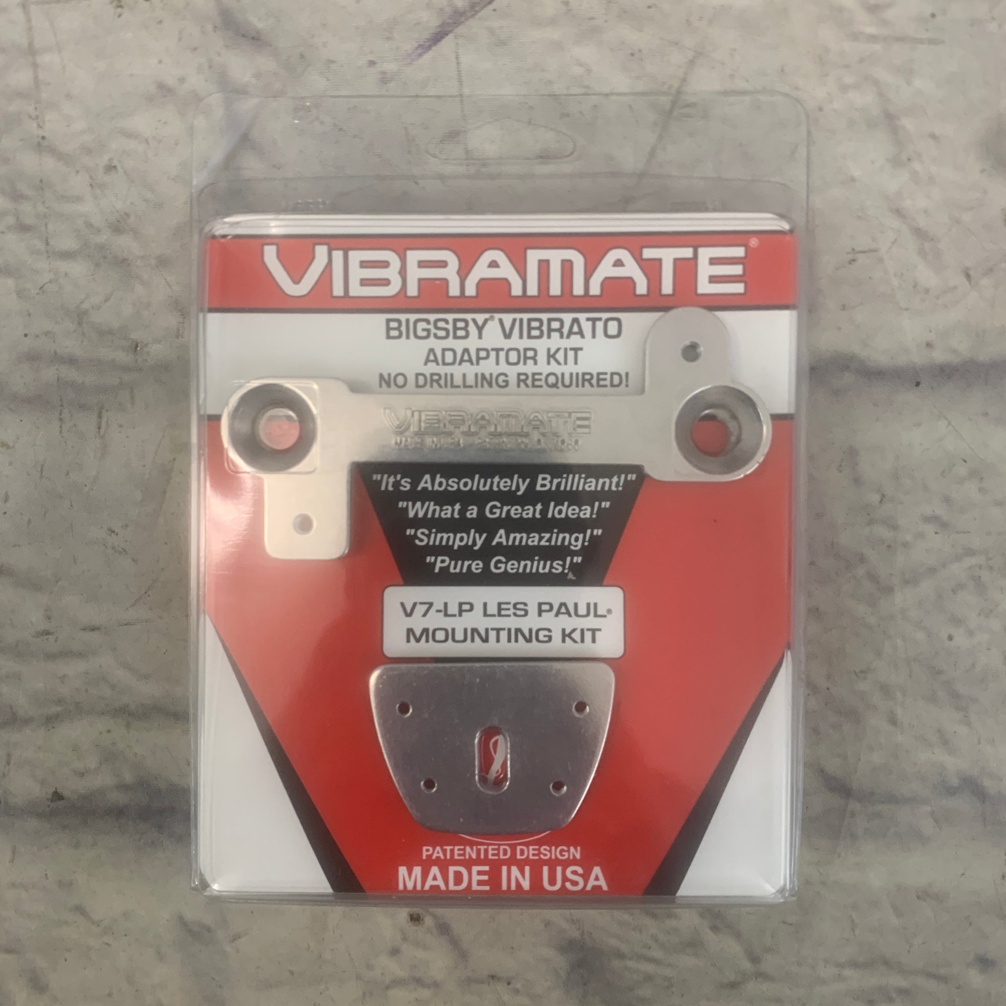 Vibramate V7 LP Bigsby Mounting System Bridge