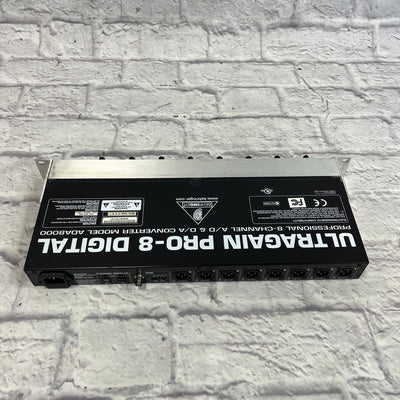 Behringer Ultra Gain Pro 8 ADA8000 8 Preamp Strip