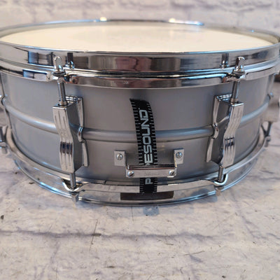 Ludwig L-404 Acrolite 5x14" 8-Lug Aluminum Snare Drum with Rounded Blue/Olive Badge