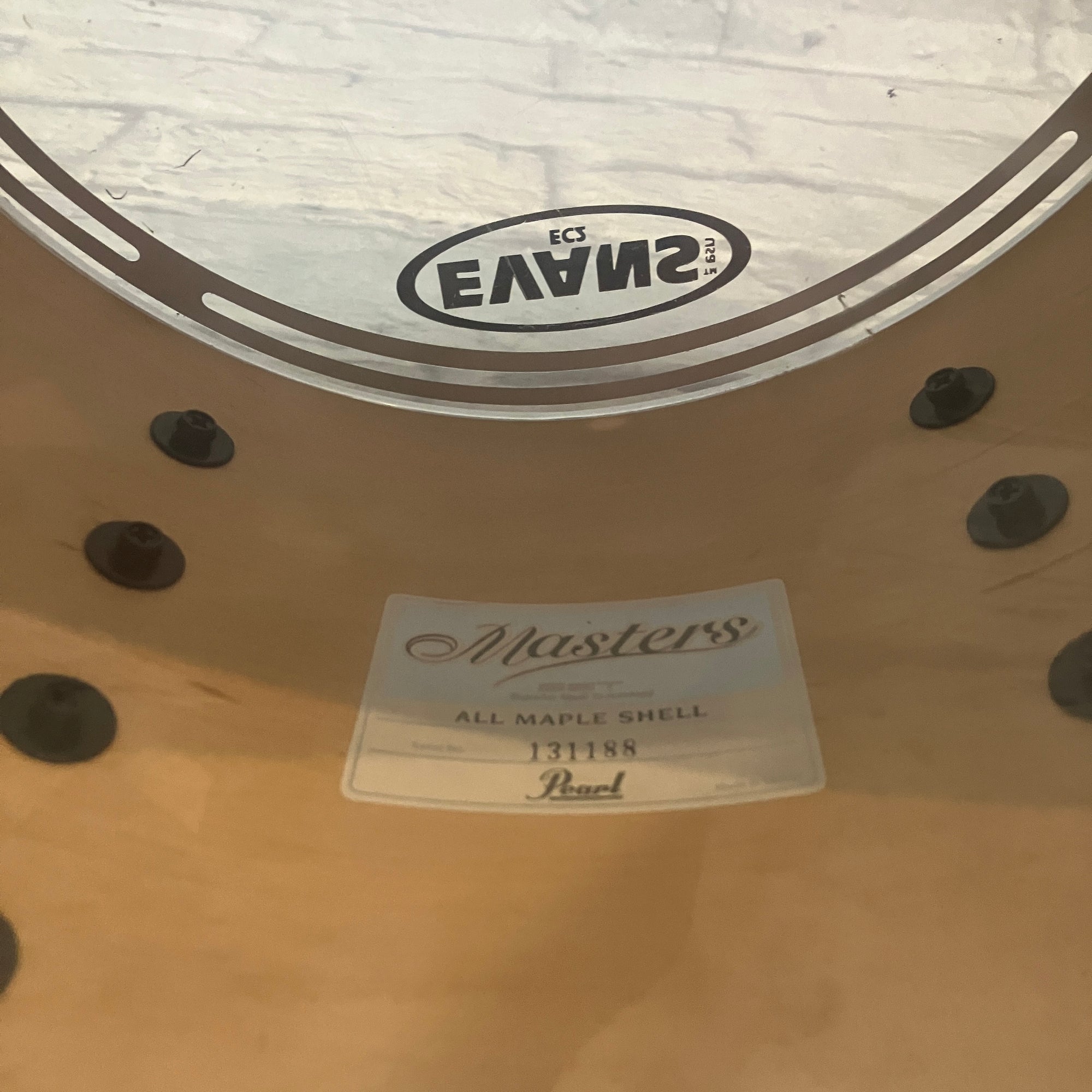 Pearl Masters 12x9 Tom Piano Black