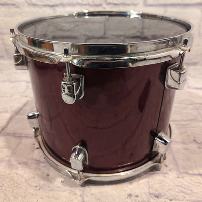 Basix 12x10 Rack Tom Dark Red