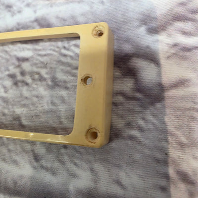 Unknown White Humbucker Pickup Mounting Ring - Electric Guitar Part