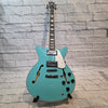 Rafferty Guitars Aqua Semi-Hallow Electric Guitar