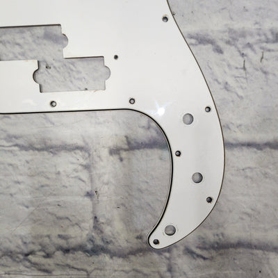 Allparts White P-Bass Pickguard