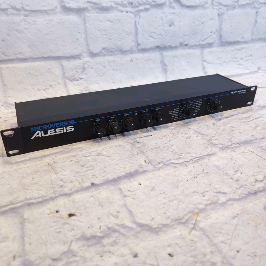Alesis MicroVerb III 16-Bit Digital Reverb and Delay