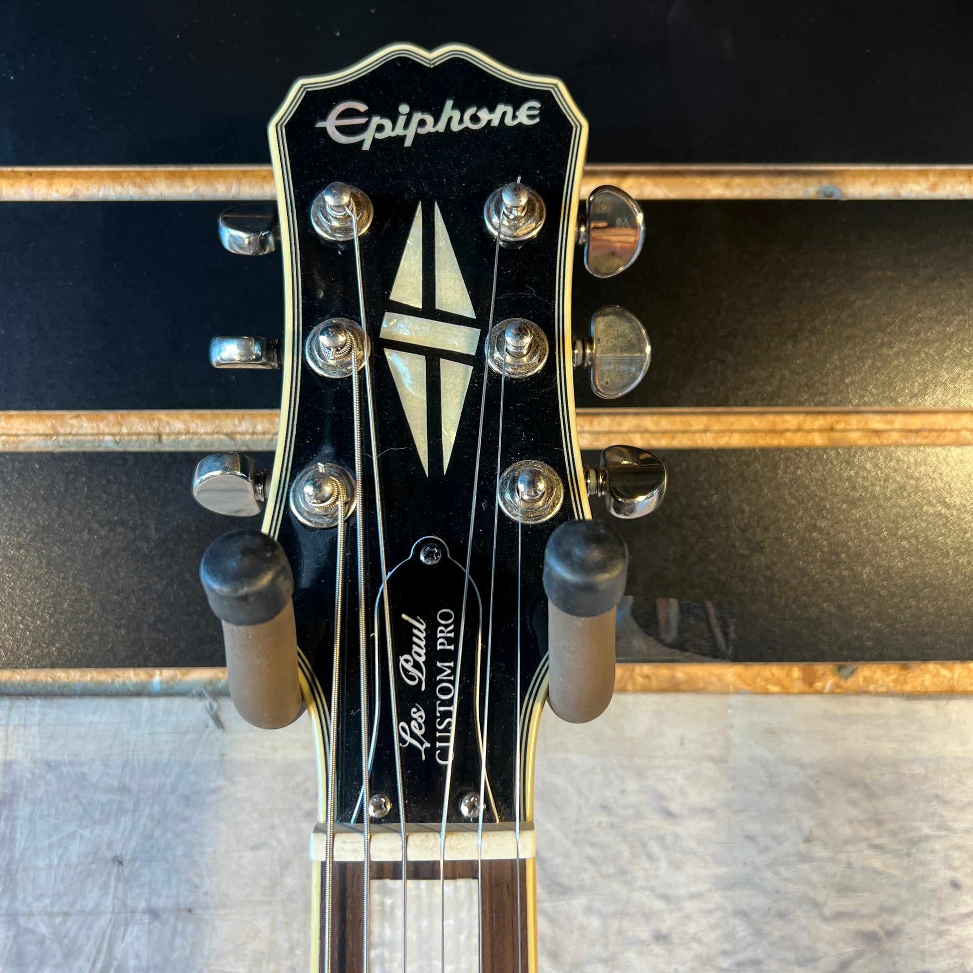 Epiphone Les Paul Custom Pro Silver Burst Upgraded Electric Guitar