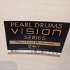 Pearl Vision 3 Piece Shell Pack Oyster Pearl Finish - 22", 16", 12" - Birch Shells