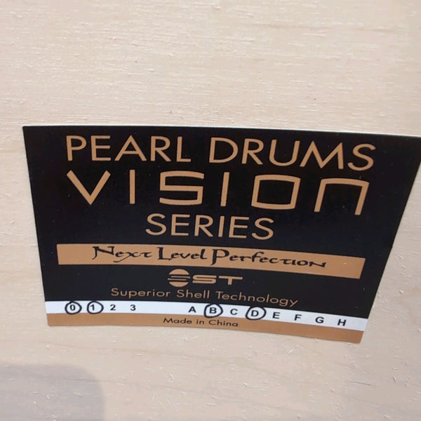 Pearl Vision 3 Piece Shell Pack Oyster Pearl Finish - 22