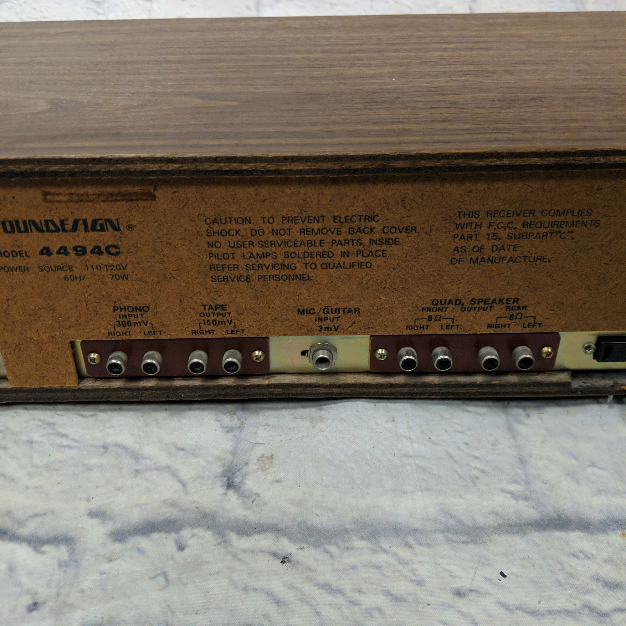 Soundesign Sound Design 4494C FM-AM Stereo Receiver