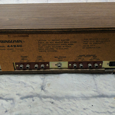 Soundesign Sound Design 4494C FM-AM Stereo Receiver