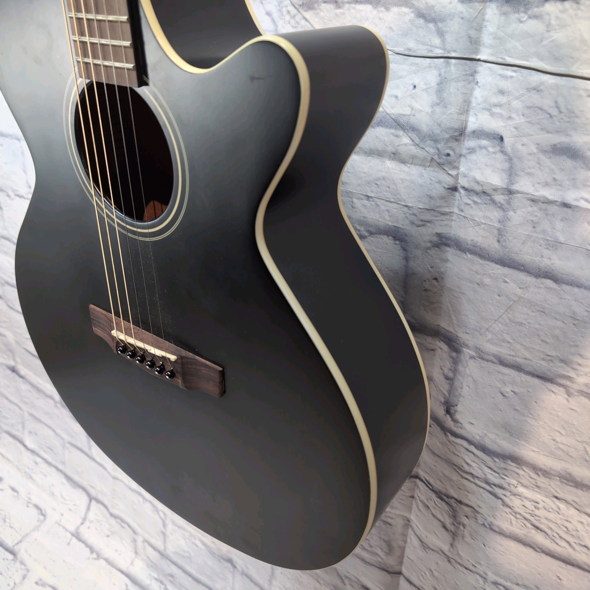 Cort SFX1F BKS Concert Acoustic Electric Guitar - Black