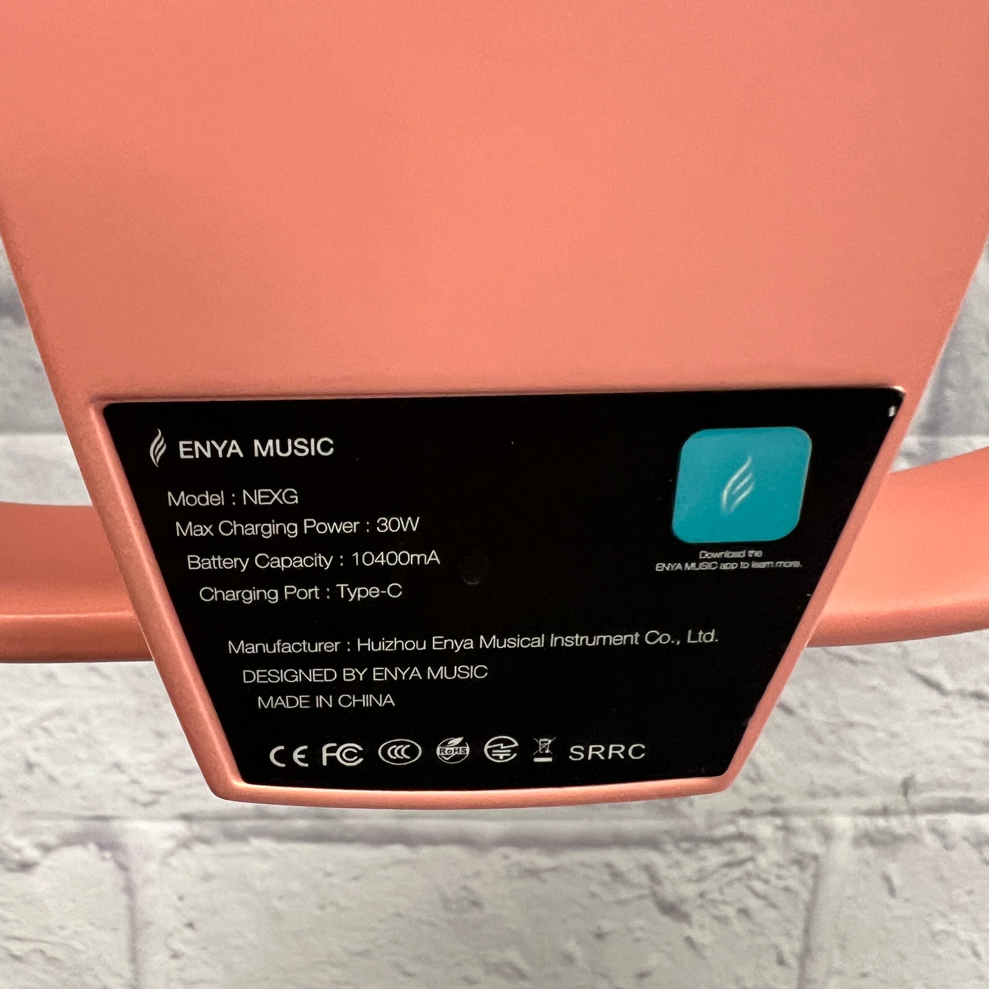 Enya NEXG Acoustic Guitar with Built In Amp & Bluetooth Speaker.