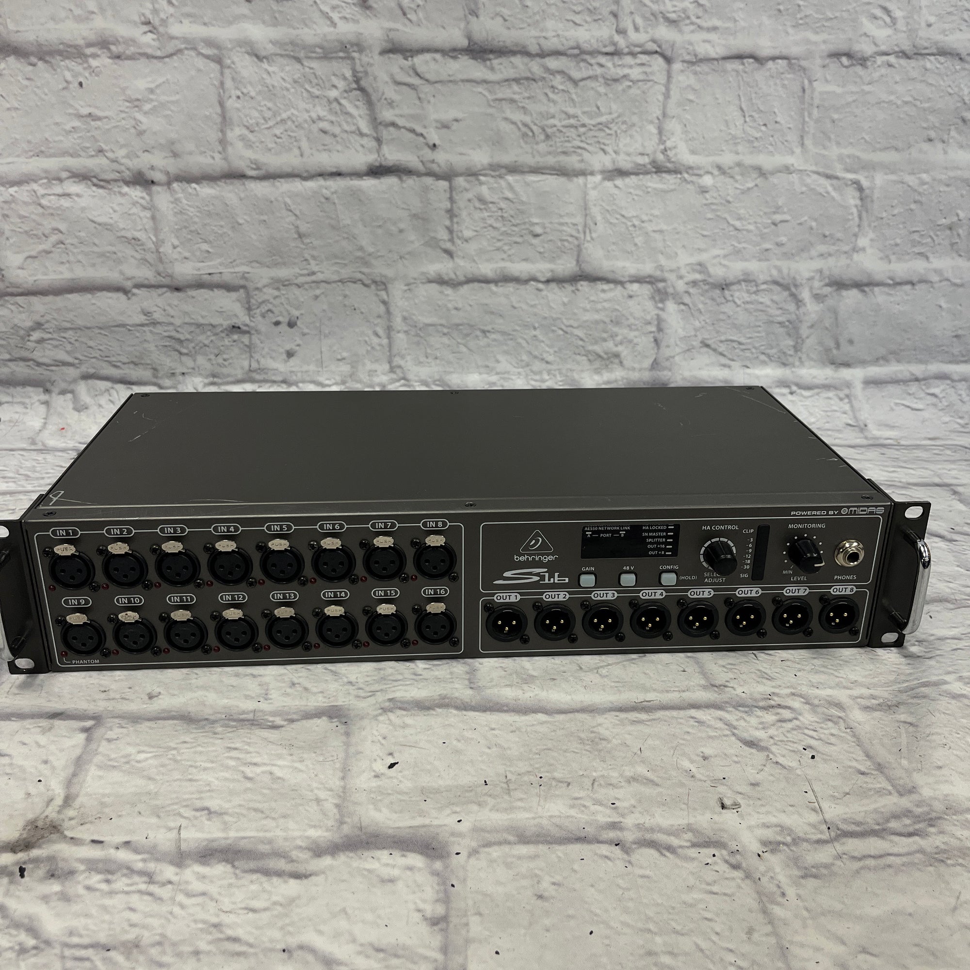 Behringer S16 I/O Box with Midas Preamps