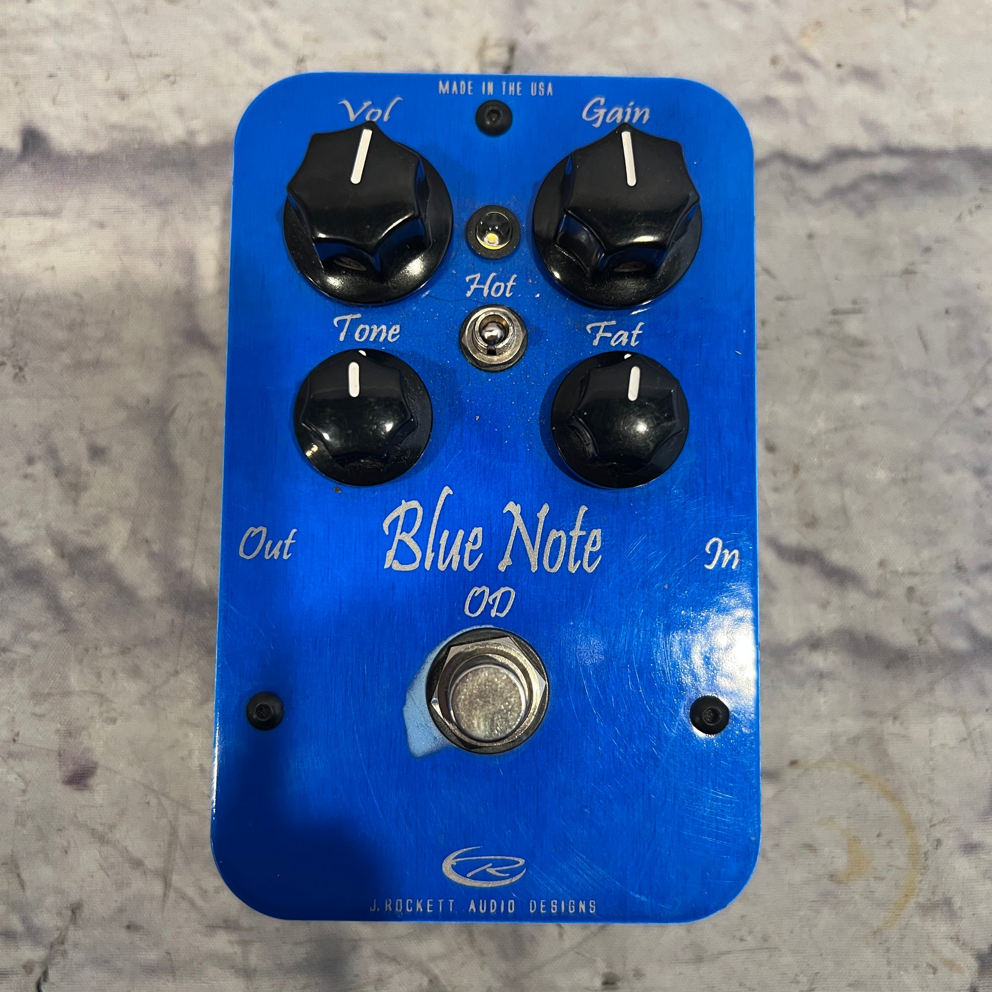 J Rockett Blue Note OD Version 1 Overdrive Pedal