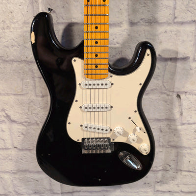 Spectrum Strat Black Electric Guitar