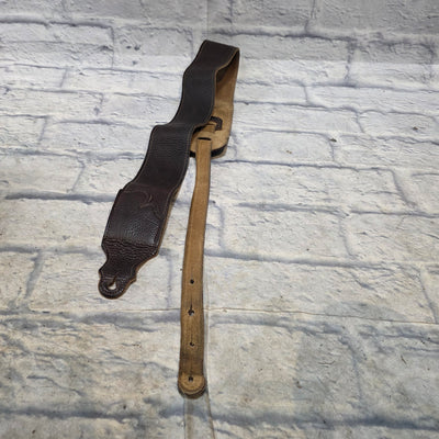 Franklin Straps 3" Chocolate Glove / Gold Stitching  Strap