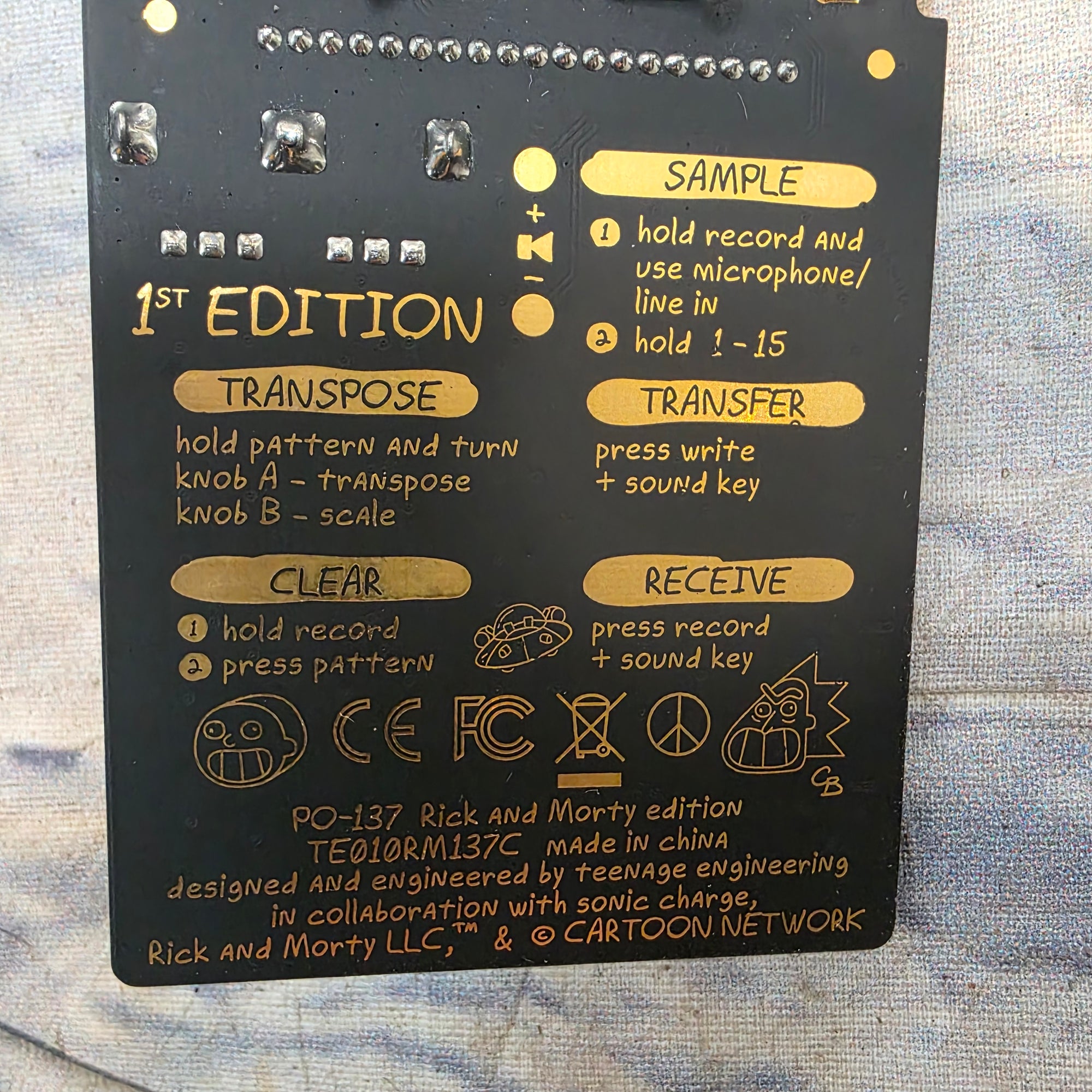 Teenage Engineering Rick And Morty PO-137 Effect Pedal