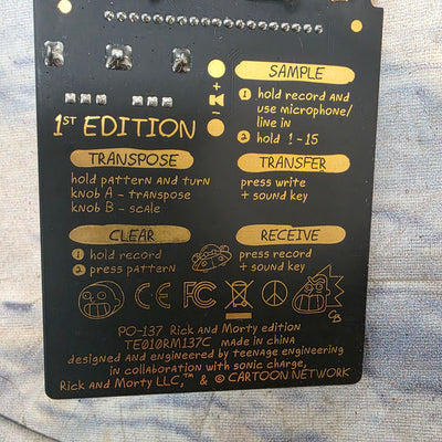 Teenage Engineering Rick And Morty PO-137 Effect Pedal